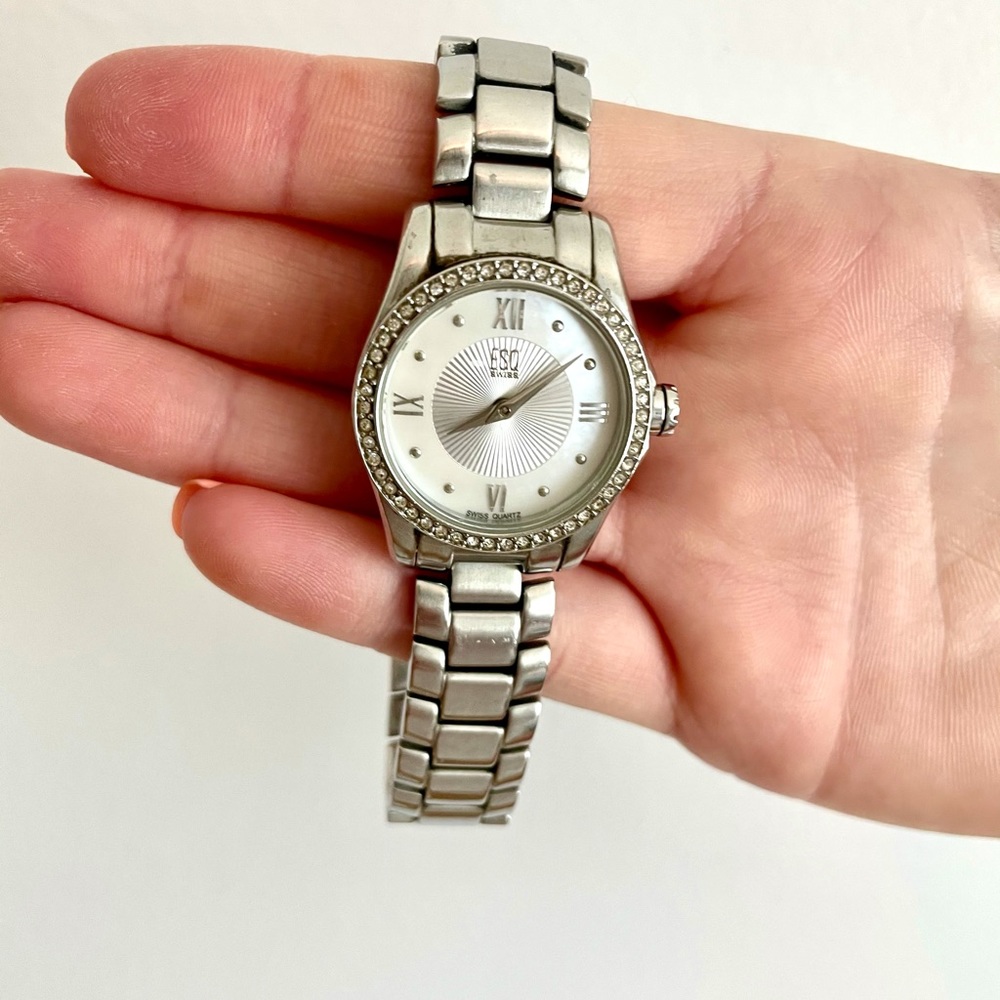 ESQ stainless steel water resistant watch